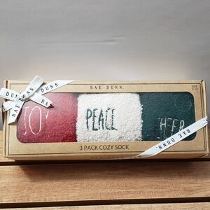 Rae Dunn Christmas fuzzy socks